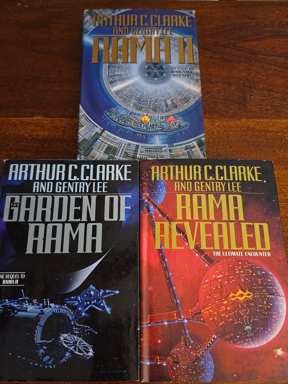 Arthur C. Clarke Rama Series 2-4 Hardcover w/DJ Rama II Garden Revealed